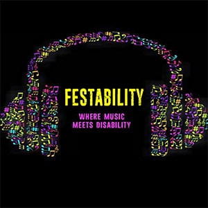 Festability logo where music meets disability