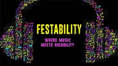 Festability logo where music meets disability